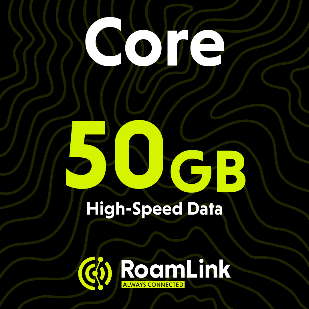 RoamLink Core - 50GB/mo Multi-Carrier Data Plan